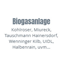 Biogasanlagen